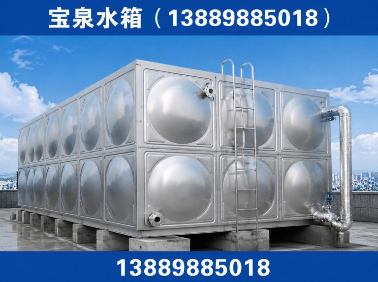 新民市组合式不锈钢水箱展示图